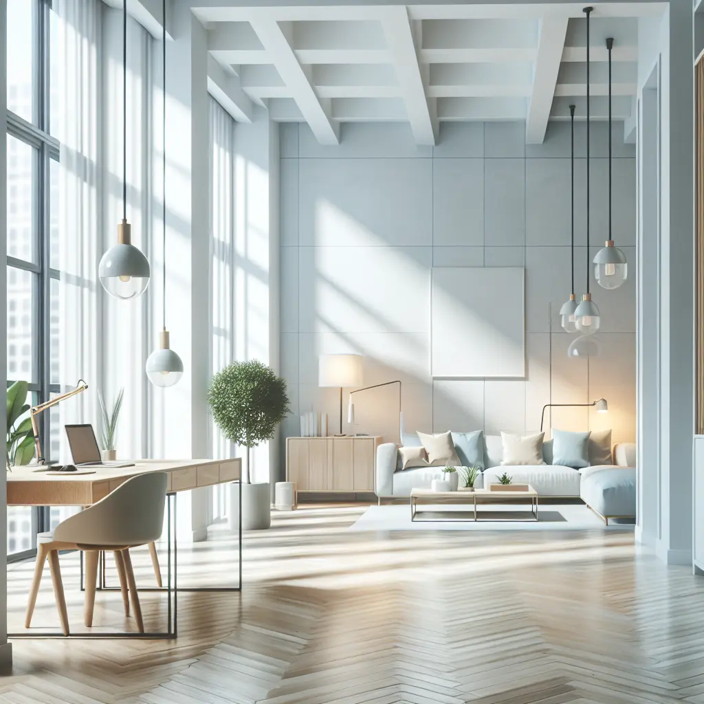 Pristine kitchen after cleaning